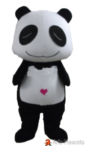 Buy Giant Panda Mascot Costume Black and White Big Head Panda Suit