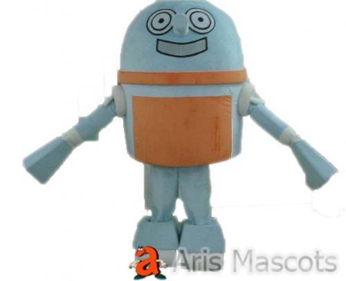 Mascot robot costume, very funny Robot Fancy Dress up for brand marketing