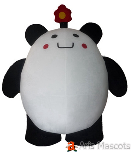 Giant Panda Mascot Costume, Cute Full Body Panda Adult Costume