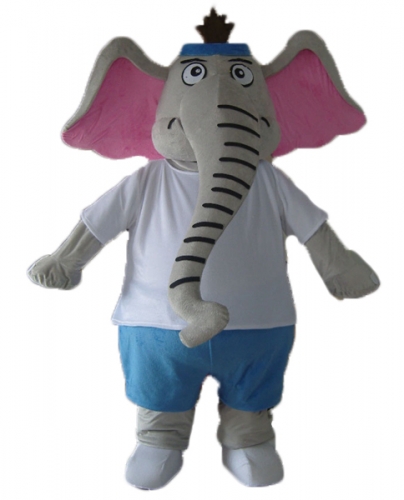 Giant Gray Elephant Mascot Costume for Sale, Animal Mascots Elephant Suit