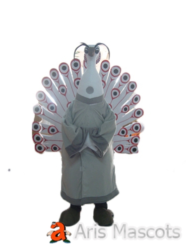 Mascot Peacock Costume, Cosplay Peacock Suit