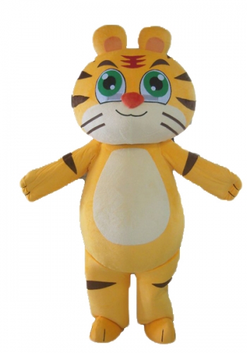 Big Body Tiger Mascot Costume, Stuffed Round Tiger Cosplay Suit