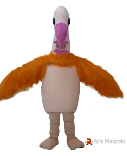 Design Your Own Mascot Swan Adult Costume Full Body, Swan Cosplay Suit