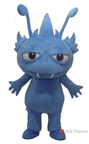 Quality Mascots Costumes Giant Blue Dragon Adult Costume,Big Head Chinese Dragon Outfit