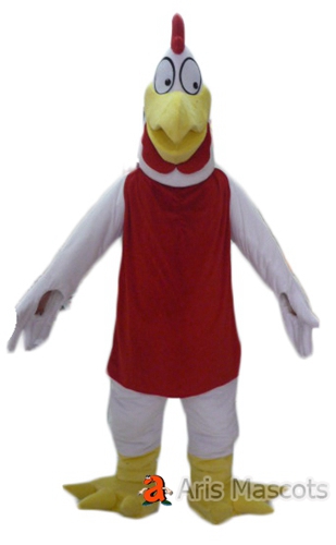 Lovely Chicken Mascot Costume for Event, Cosplay White Chicken Fancy Dress for Adults