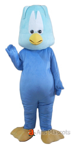 Blue Parrot Adult Fancy Dress, Birds Mascots Costumes Parrot  Mascot Suit