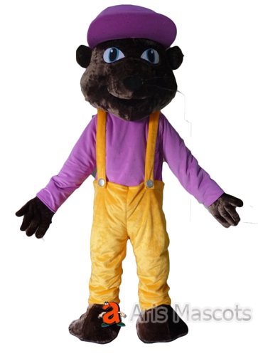 Marmot Adult Costume for Events, Mascot Groundhog Outfit Animal Fancy Dress