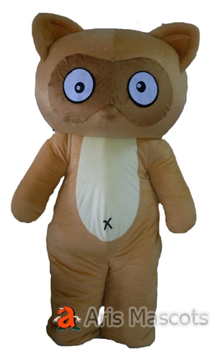 Brown Owl Mascot costume for Festivals, Adult Owl Fancy Dress for Carnivals