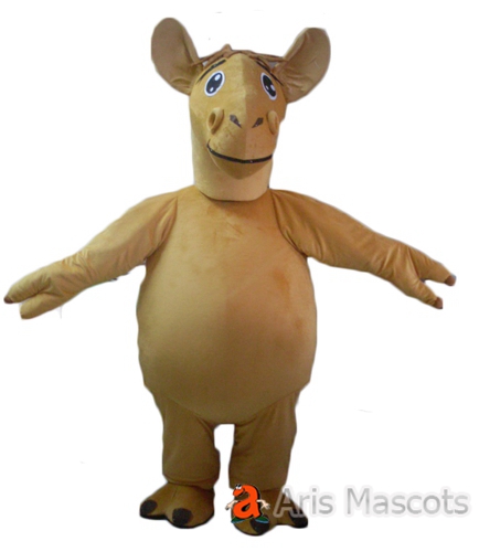 Plush Mascot Brown Camel Costume Adult Full Outfit, Disguise Camel Cosplay Fancy Dress