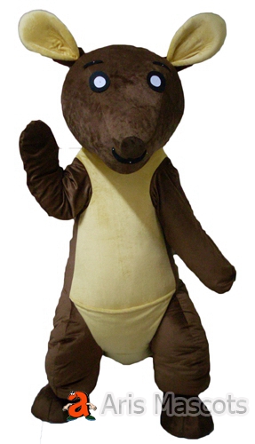 Big Mascot Costumes Kangaroo Adult Suit for Theme Park Event, Custom Made Animal Mascot Kangaroo Suit