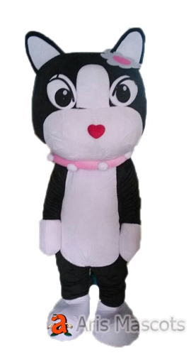 Big Mascot Costumes Cat Adult Suit , Plush Cat Puppet Full Body Fancy Dress