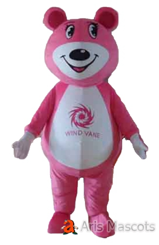 Fur Plush Mascot Bear Outfit Full Body Outfit for Stage and festivals, Custom Animal Mascots