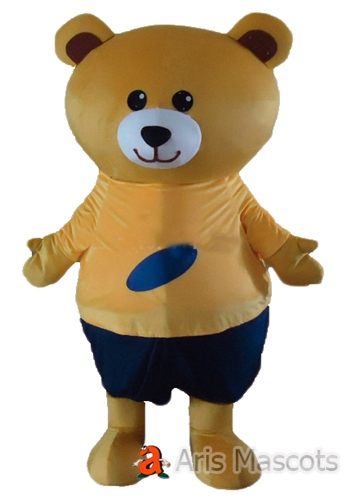 Giant Mascot Bear Costume Adult Full Foam Outfit, Big Bear Suit for Events and Stages