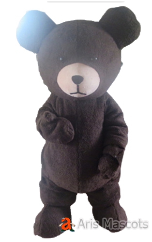 Giant Bear Fur Plush Costume Adult Full Foam Outfit, Big Bear Suit for Events and Stages