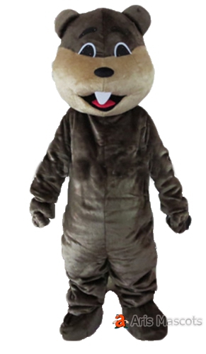 Plush Bear Mascot Costume for Events, Custom Made Plush Bear Outfit