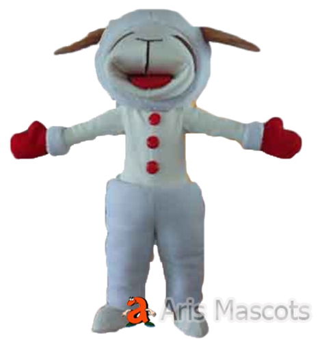 Adult Fancy Dog Fur Plush Suit-Mascot Dog Dress up