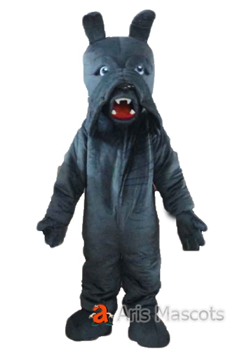 Bulldog Adult Costume for Events-Bulldog Mascot Outfit for Stage