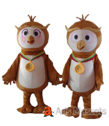 Quality Mascot Owl Costume Full Body Adult Outfit-Giant Owl Cosplay Dress