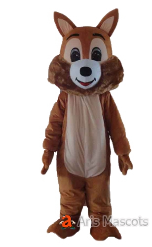 Brown Squirrel Mascot Costume for Adults-Disguise Squirrel Cosplay Dress