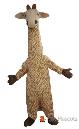 Realistic Giraffe Mascot Costume for Adults-Disguise Life Size Giraffe Suit