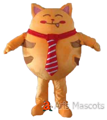 Big Fortune Cat Mascot Costume for Store-Lucky Cat Adult Costume Fancy Dress