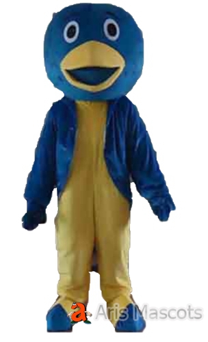 Blue and Yellow Penguin Adult Costume-Mascot Penguin Suit