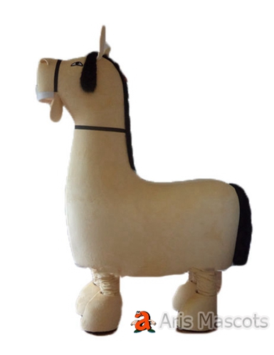 4 Legs Horse Mascot Costume -Adult Horse Suit With Four Legs