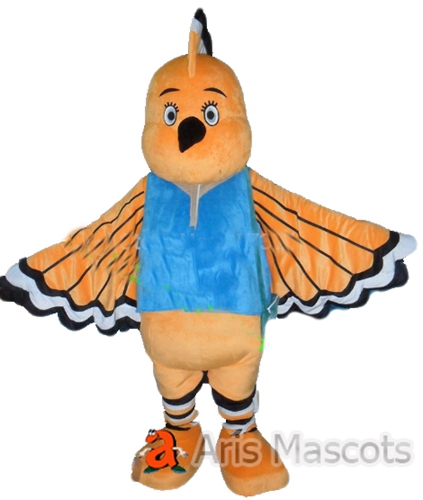 Full Body Plush Mascot Woodcutter Costume for Adults-Birds Mascots Woodcutter Suit