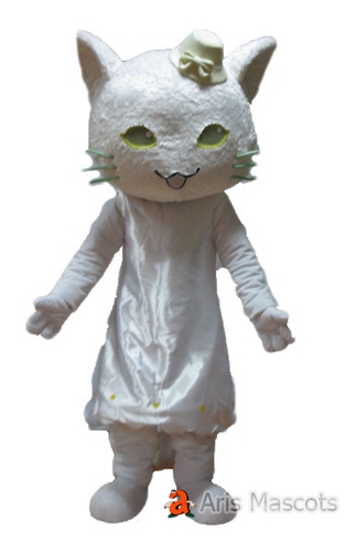 Full Body Mascot Cat Adult Costume for Carnivals-Custom Made  Cat Dress up