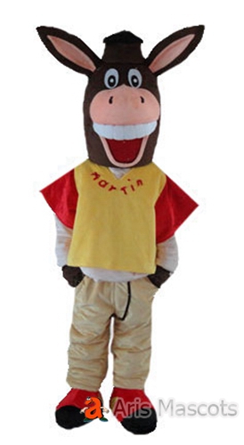Funny Donkey Adult Costume for Carnival Events-Cosplay Donkey Mascot Suit