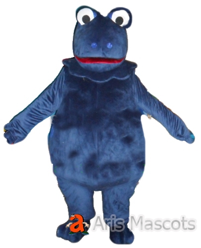 Blue Frog Mascot Costume for Sale-Plush Mascot Outfit Frog Costume