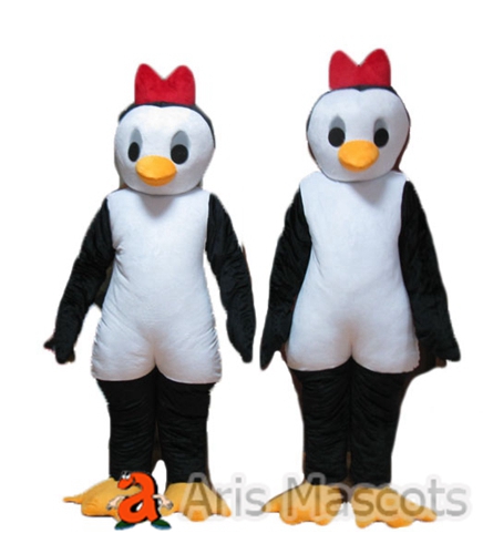 Girl Penguin Adult Mascot Costume for Events-Custom Made Mascots Penguin Suit for Women