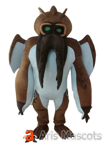 Monster Bat Full Mascot Costume-Disguise Evil Halloween Suit