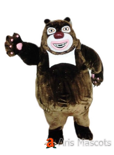 Cheap Custom Mascot Costumes Giant Bear Adult Costume-Cartoon Character Mascots for Sale