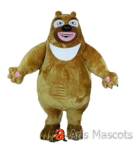 Cheap Custom Mascot Costumes Giant Bear Adult Costume-Cartoon Character Mascots for Sale