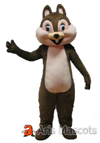 Smile Chipmunk Adult Mascot Costume Plush Suit-Team Mascot Costumes