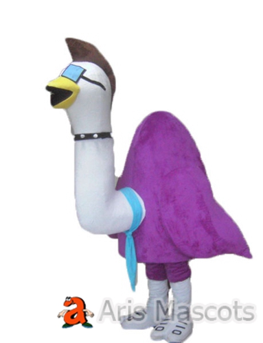 Realistic Ostrich Mascot Costume for Adults-Life Size Ostrich Fancy Dress