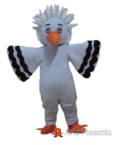 Woodcutter Adult Costume Full Body Plush Bird Cosplay Suit