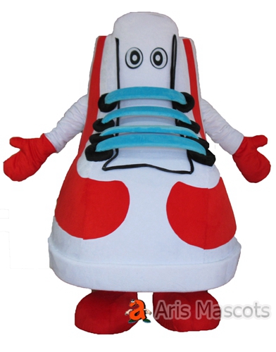 Big Hip Hop shoe mascot Costume, Custom Made Giant Full Body Mascot Shoes Adult Suit