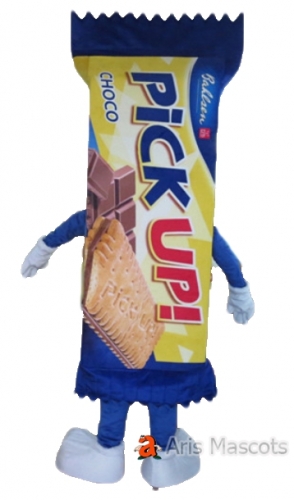 Full Body Mascot Sandwich Biscuit Adult Costume for Brands Marketing, Custom Mascots