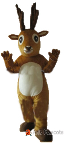 Costume Reindeer Adult Suit, Plush and Full Body, Soft Reindeer Pet Outfit