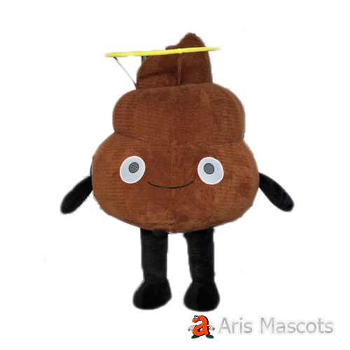 2m 6ft Giant  Inflatable Poo Poo Cosplay Suit Adult Size Full Mascot Shit Blow up Fancy Dress Halloween Costume