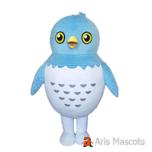 2m 6ft Inflatable Owl Mascot Costume Full Body Adult Size Fancy Dress ...