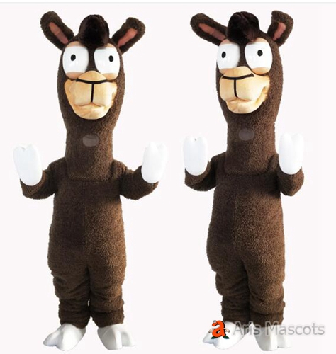 Lama Alpacos Mascot Costume Full Body Adult Size Fancy Dress Custom Made Animal Mascots