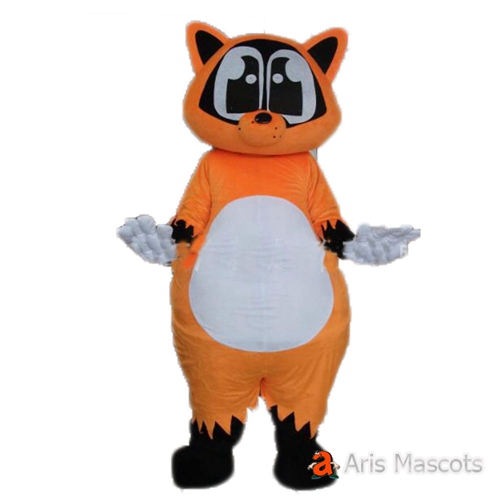 Lesser Panda Mascot Costume Full Body Plush Fursuit Adult Size Fancy Dress, Maskot Red Panda Suit