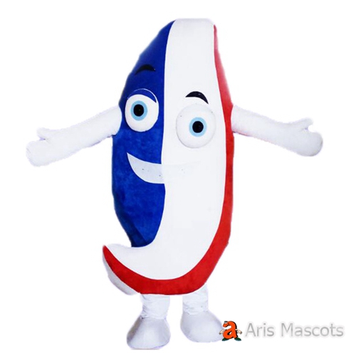 Toothpaste Mascot Costume for Brands Marketing-Advertising Mascots Toothpaste Adult Fancy Dress
