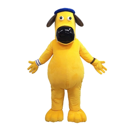 Adult Fancy Bitzer Dog Mascot Costume get Cheap Mascot Costume at arismascots