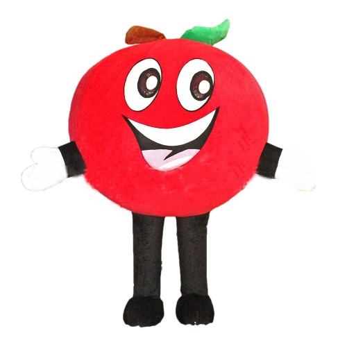 2m 6ft Inflatable Apple Suit Adult Size Fancy Dress Full Mascot Costume Blow up Suit Cosplay Outfit for Marketing