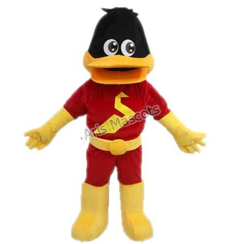 Smiling Duck Costume Adult Full Body Mascot Suit, Cosplay Superhero Duck