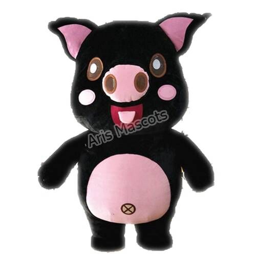 2m/6ft Inflatable Pig Costume for Entertainments, Giant Pig Blow Up Suit with Cheap Price for Events